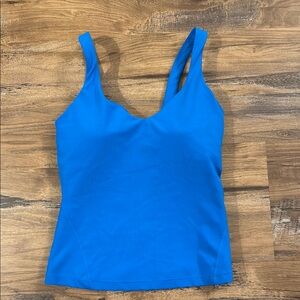 Lululemon woman’s cobalt blue size 4 align tank top